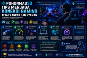 POHONMAS33: Tips Menjaga Koneksi Gaming Tetap Lancar 